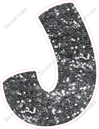 BBT 18" Individuals - Silver Sparkle J