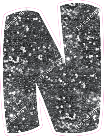 BBT 18" Individuals - Silver Sparkle N