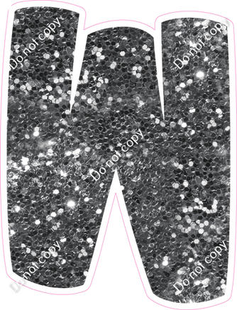 BBT 18" Individuals - Silver Sparkle W