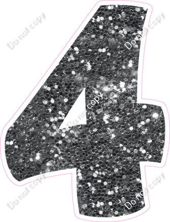 BBT 18" Individuals - Silver Sparkle 4