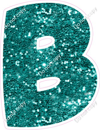 BBT 18" Individuals - Teal Sparkle B