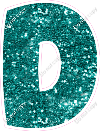 BBT 18" Individuals - Teal Sparkle D