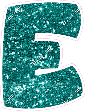 BBT 18" Individuals - Teal Sparkle E