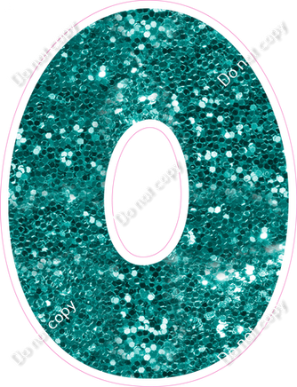 BBT 18" Individuals - Teal Sparkle O