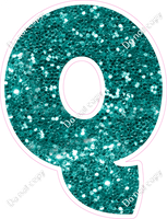 BBT 18" Individuals - Teal Sparkle Q