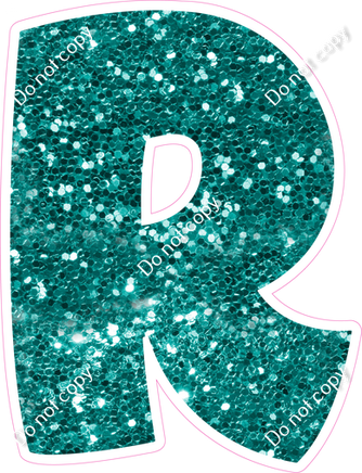 BBT 18" Individuals - Teal Sparkle R