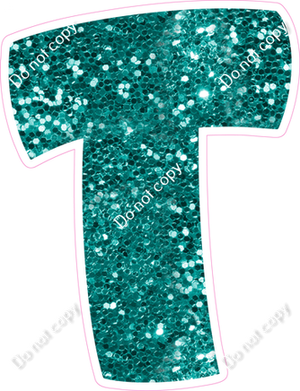 BBT 18" Individuals - Teal Sparkle T