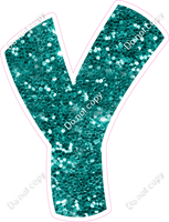 BBT 18" Individuals - Teal Sparkle Y
