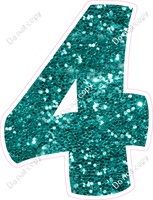 BBT 18" Individuals - Teal Sparkle 4