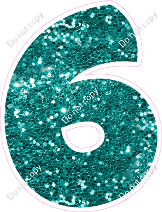 BBT 18" Individuals - Teal Sparkle 6