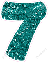 BBT 18" Individuals - Teal Sparkle 7
