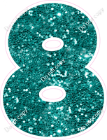 BBT 18" Individuals - Teal Sparkle 8