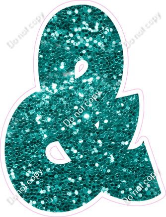 BBT 18" Individuals - Teal Sparkle &