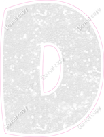 BBT 18" Individuals - White Sparkle D