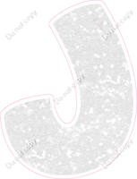 BBT 18" Individuals - White Sparkle J