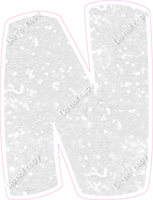 BBT 18" Individuals - White Sparkle N