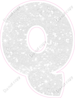 BBT 18" Individuals - White Sparkle Q