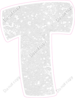 BBT 18" Individuals - White Sparkle T