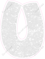 BBT 18" Individuals - White Sparkle U