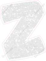 BBT 18" Individuals - White Sparkle Z