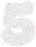 BBT 18" Individuals - White Sparkle 5