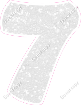 BBT 18" Individuals - White Sparkle 7