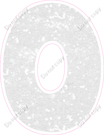 BBT 18" Individuals - White Sparkle