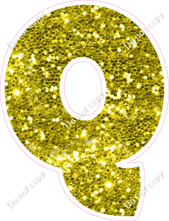 BBT 18" Individuals - Yellow Sparkle Q