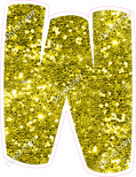 BBT 18" Individuals - Yellow Sparkle W