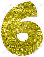 BBT 18" Individuals - Yellow Sparkle 6