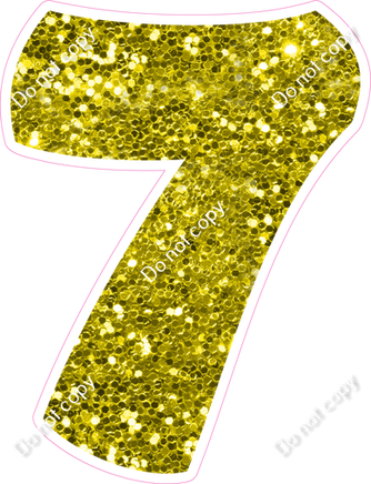 BBT 18" Individuals - Yellow Sparkle 7