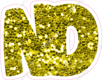 BBT 18" Individuals - Yellow Sparkle ND