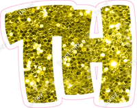 BBT 18" Individuals - Yellow Sparkle TH