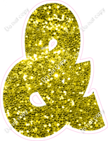 BBT 18" Individuals - Yellow Sparkle &