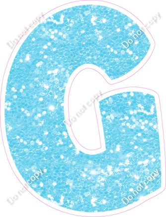 BBT 23.5" Individuals - Baby Blue Sparkle G