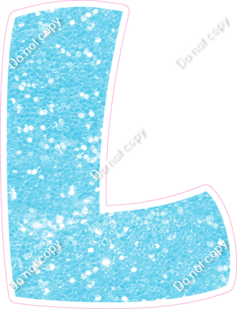 BBT 23.5" Individuals - Baby Blue Sparkle L