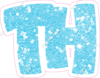 BBT 23.5" Individuals - Baby Blue Sparkle TH