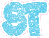 BBT 23.5" Individuals - Baby Blue Sparkle ST