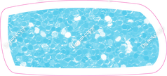 BBT 23.5" Individuals - Baby Blue Sparkle Dash