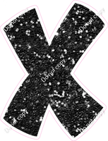 BBT 23.5" Individuals - Black Sparkle X