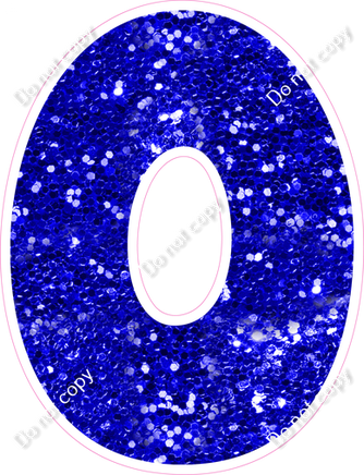 BBT 23.5" Individuals - Blue Sparkle O