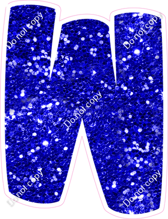 BBT 23.5" Individuals - Blue Sparkle W