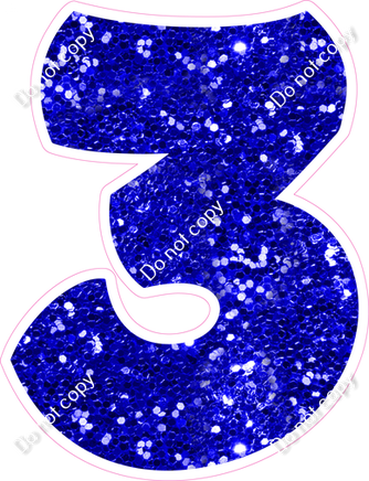 BBT 23.5" Individuals - Blue Sparkle 3