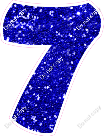 BBT 23.5" Individuals - Blue Sparkle 7