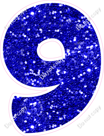 BBT 23.5" Individuals - Blue Sparkle 9