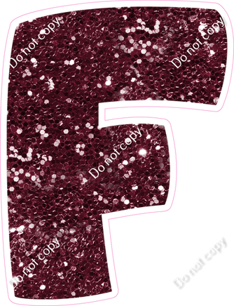 BBT 23.5" Individuals - Burgundy Sparkle F