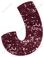 BBT 23.5" Individuals - Burgundy Sparkle J