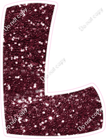 BBT 23.5" Individuals - Burgundy Sparkle L