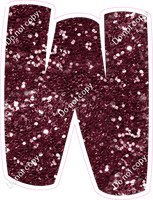 BBT 23.5" Individuals - Burgundy Sparkle W