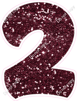 BBT 23.5" Individuals - Burgundy Sparkle 2